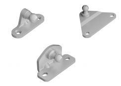 ガススプリングの締め付け材料