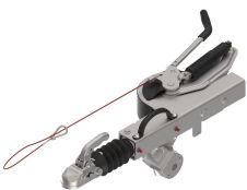 フロントパーツ f. オーバーラン装置の高さ調整