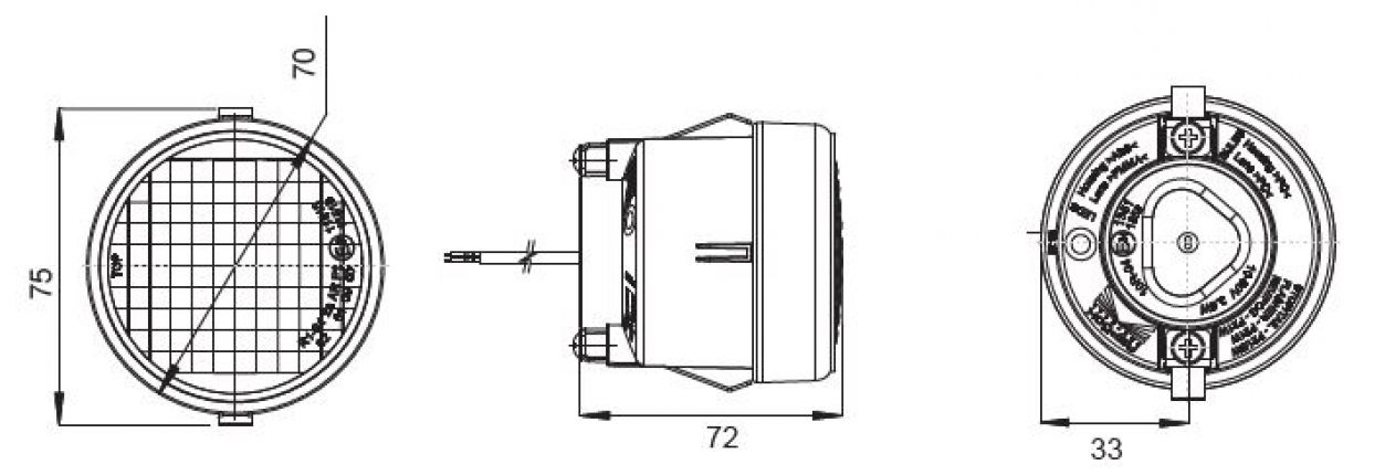 ラウンドポイント2 LED 12V/24V - 417279.001 - コンビネーション・リアライト