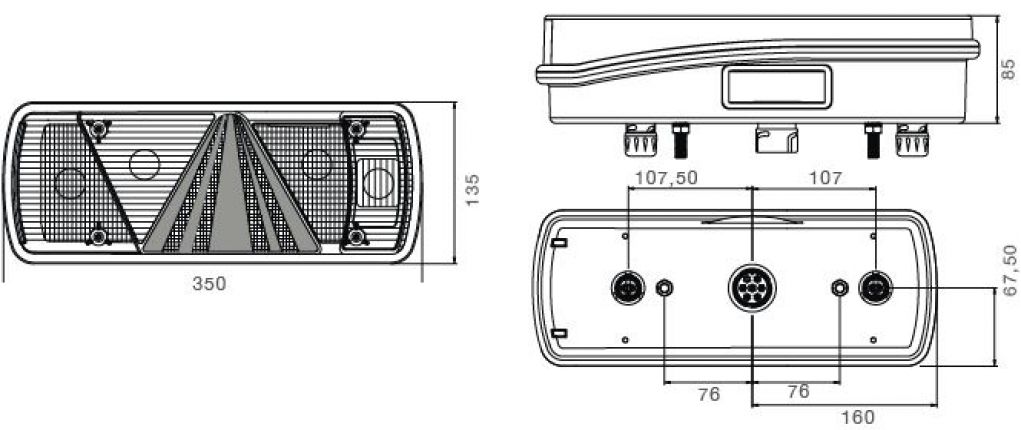 Ecopoint 2 with Triangle - 416479.001 - コンビネーション・リアライト