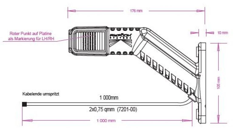 Superpoint 4 LED 12V/24V - 415810.001 - クリアランスライト