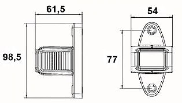Superpoint 4 LED 12V/24V - 420313.001 - クリアランスライト