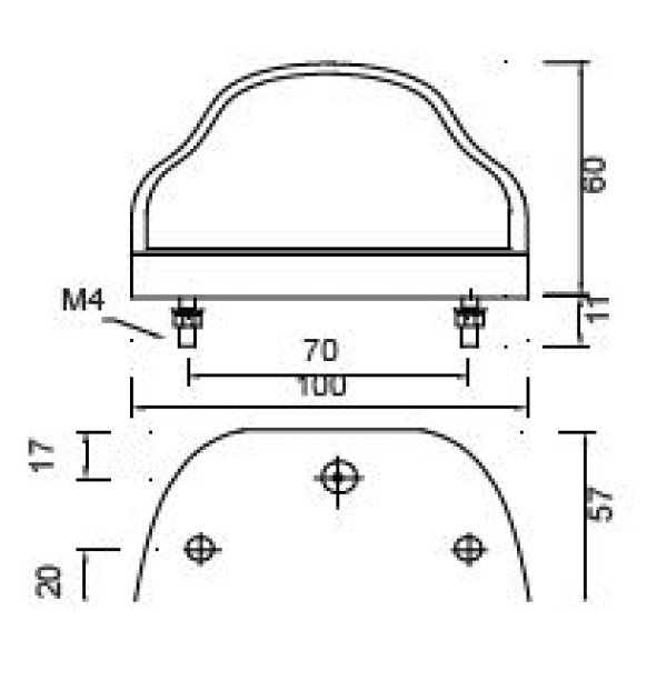 Regpoint - 406650.001 - ライセンスプレートライト