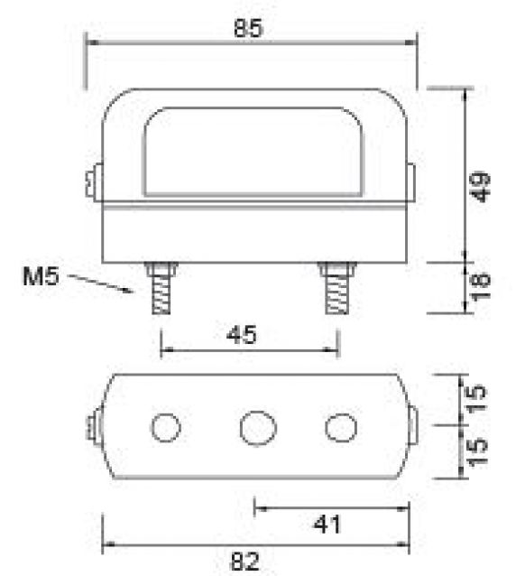 Regpoint Small - 402524.001 - ナンバープレートランプ