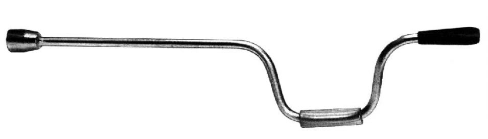 クランク 660mm - 201858.001 - サポートレッグ