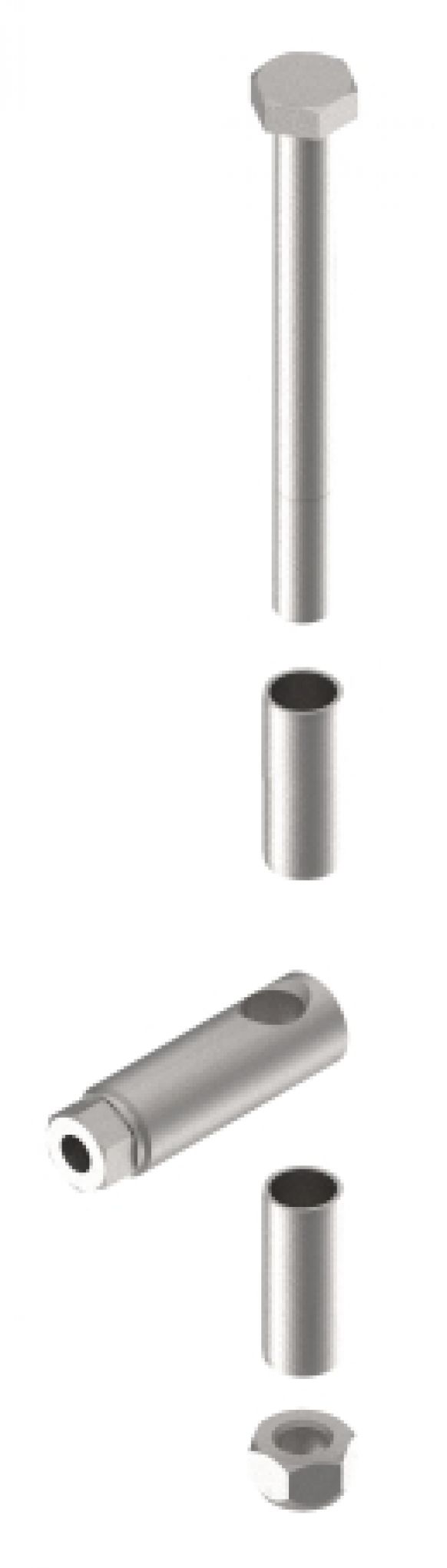 ショックアブソーバ用ボルトセット - 208368.001 - ショックアブソーバ