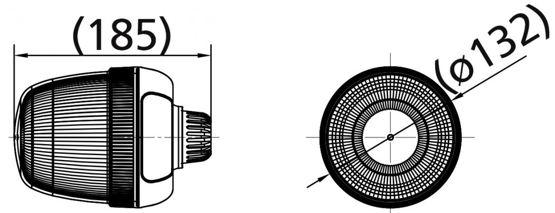 Rotating beacon LED high - 421447.001 - Rotating beacon