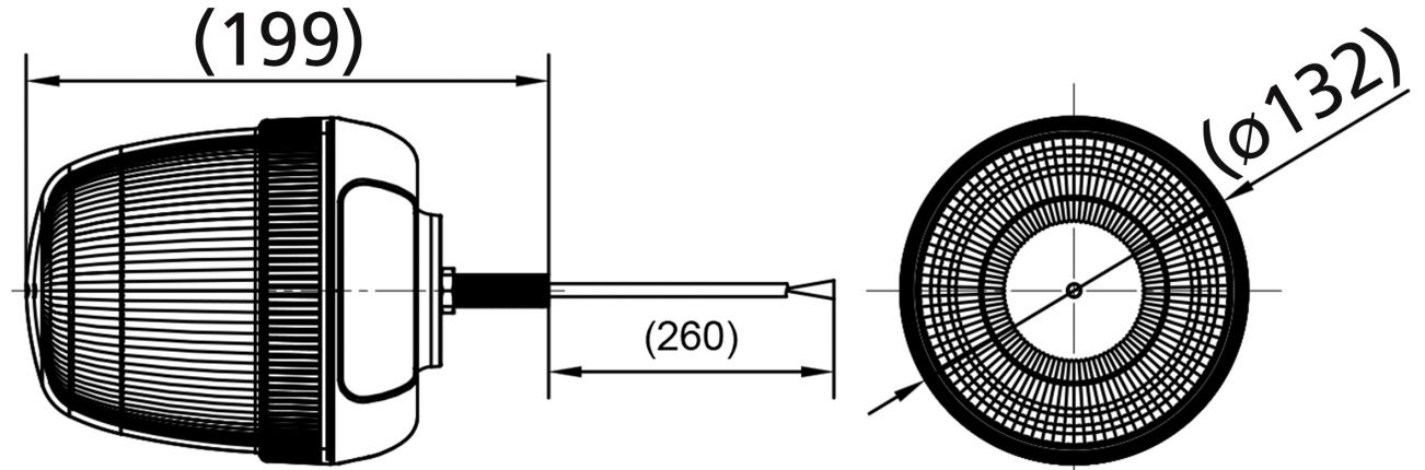 Rotating beacon LED high - 421450.001 - Rotating beacon