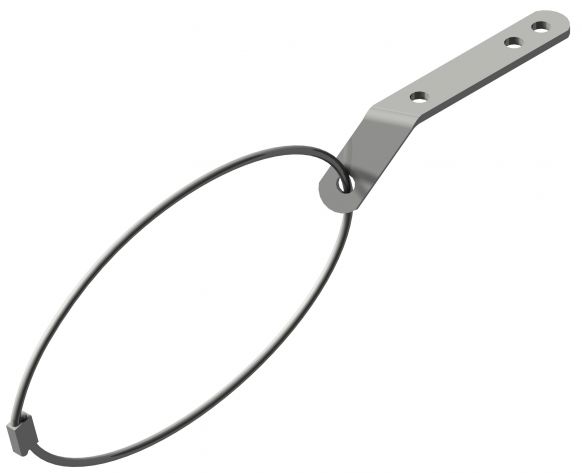 シャックル付きアレスティングケーブル - 407822.001 - フランジボール