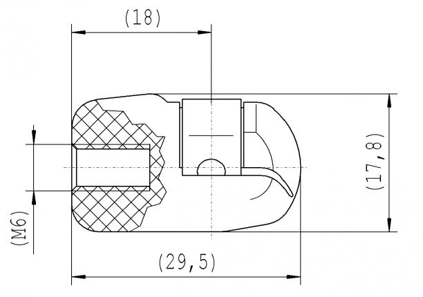 ボールソケット - 416900.001 - ガススプリング用アクセサリー
