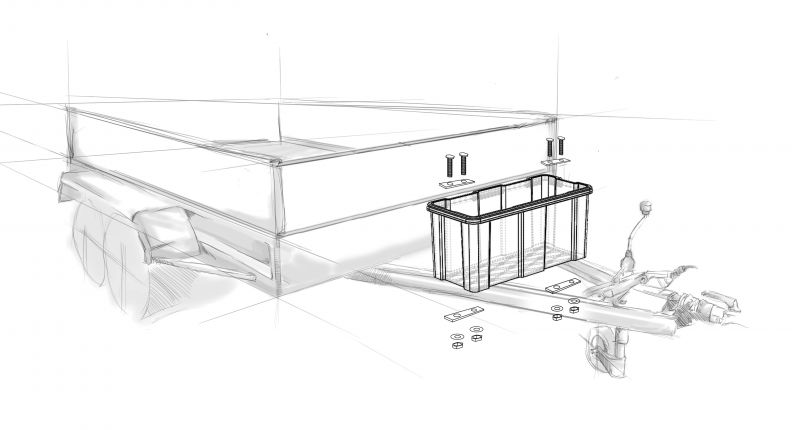 マウントキット - 420271.001 - ストレージボックス
