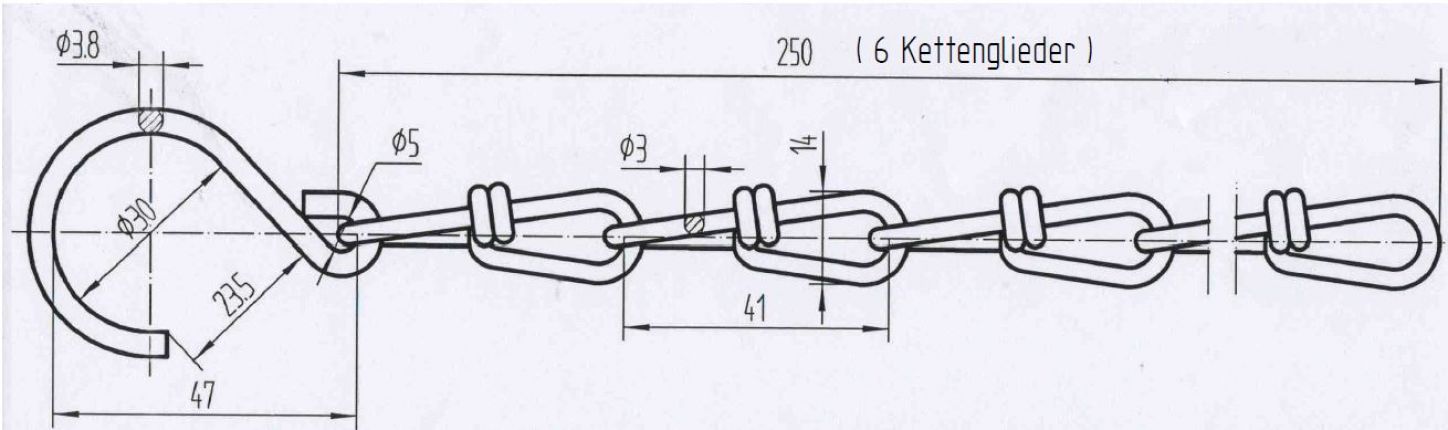 リテーニングチェーン - 402187.001 - ファスナー