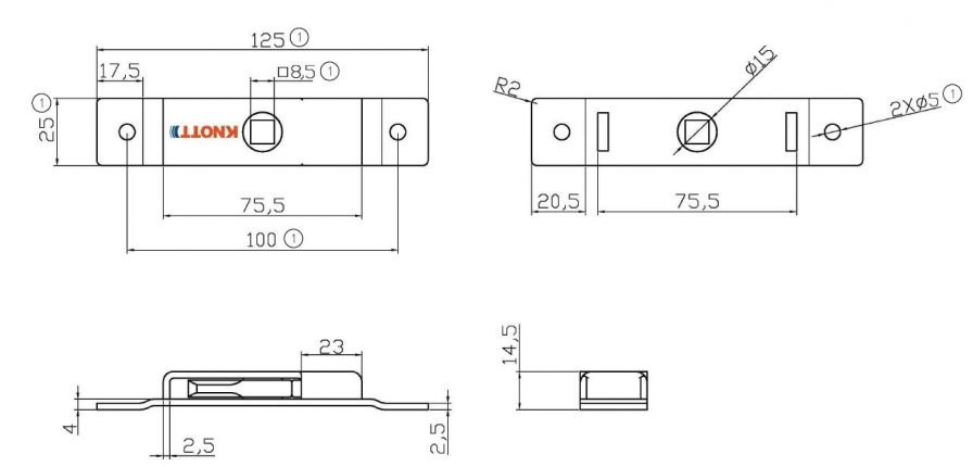 トングロック（亜鉛） - 408057.001 - 錠前／アクセサリー
