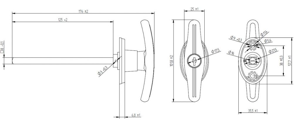 T-ロック - 408063.001 - 錠前／アクセサリー