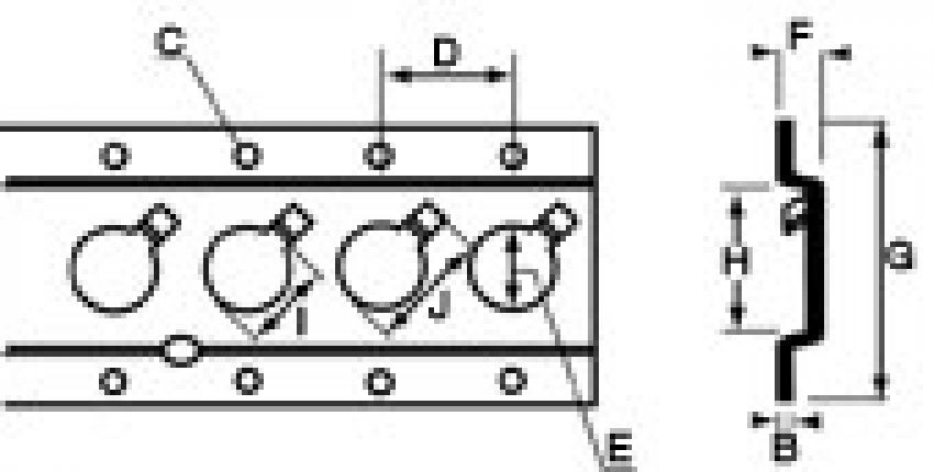 丸穴アンカーチャンネル - 416940.001 - 固定用アンカー
