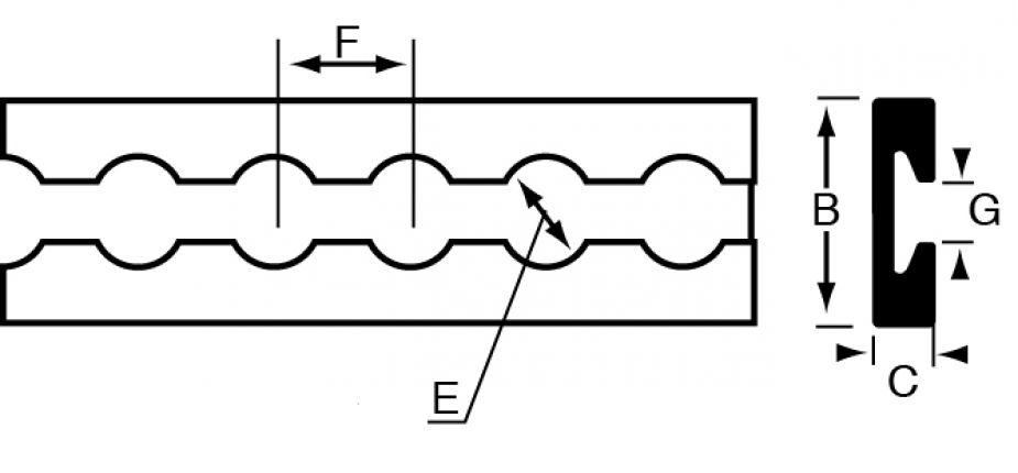 エアライン用アンカーチャンネル - 416946.001 - 固定用アンカー
