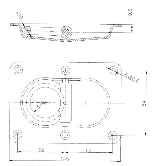 ラッシングショルダー（スプリングなし） - 404277.001 - ファスニングアンカー