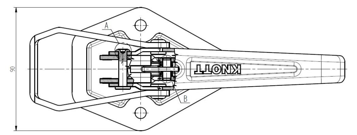 クランピングファスナー - 401552.002 - ファスナー