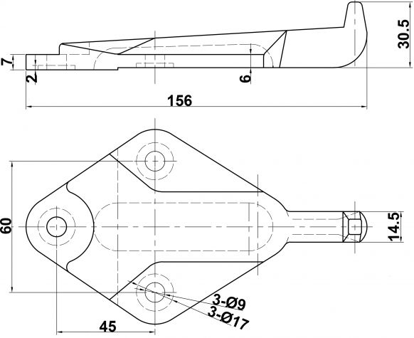 カウンターホルダー - 408044.001 - Locks