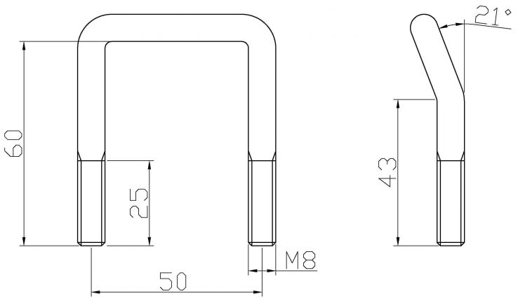 ルースラッシングブラケット - 420094.001 - マウントアンカー