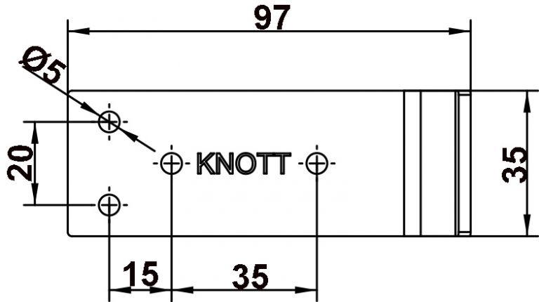 カウンターホルダー - 404942.001 - Locks