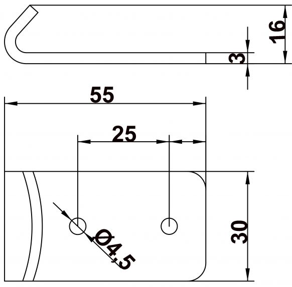 カウンターホルダー - 417632.001 - Locks