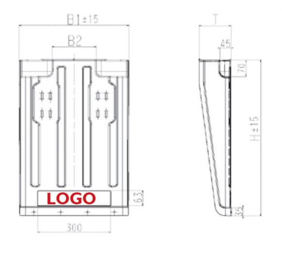 トラック用フェンダーエプロンSG