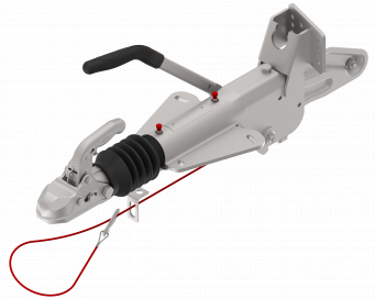 サポートホイールブラケット付きオーバーランデバイスフランジ