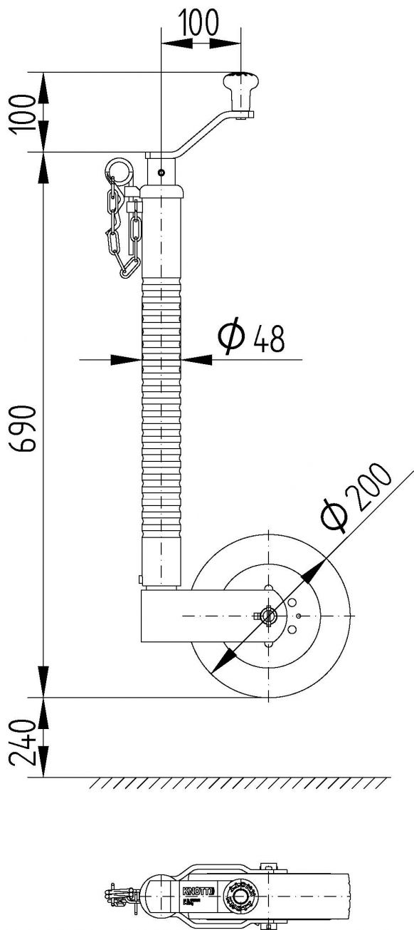サポートホイール TK48