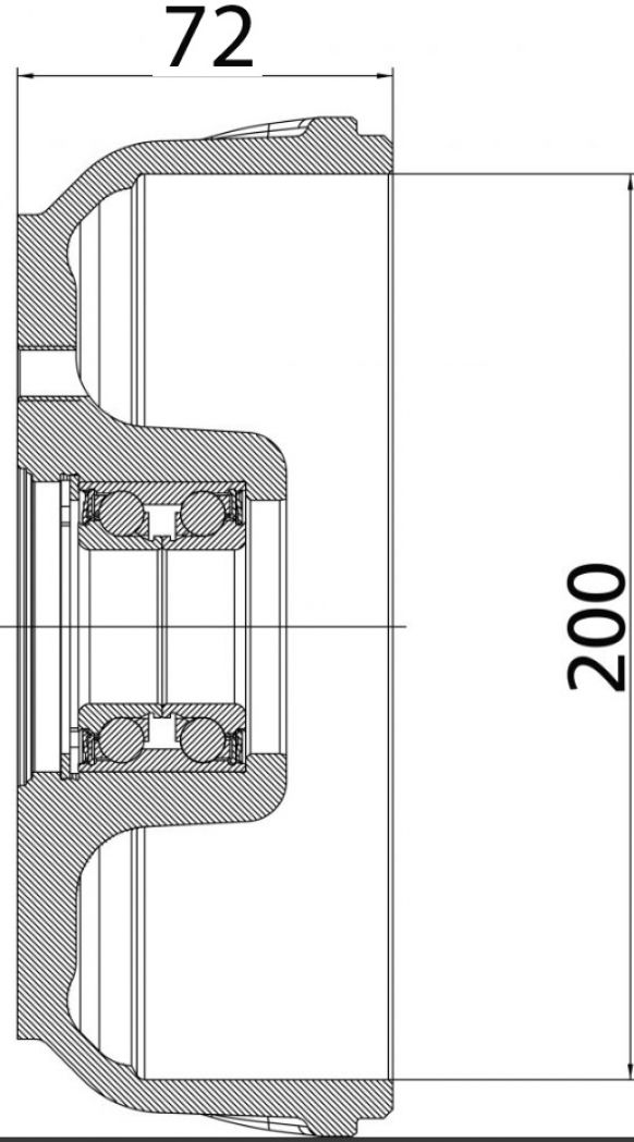 ブレーキハブ200
