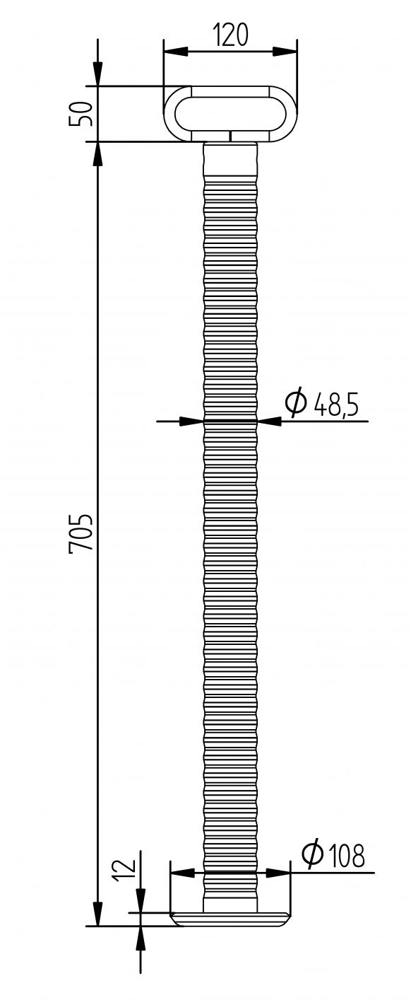 ドロップサポート TL48 - 6D6585.001 - サポートフィート