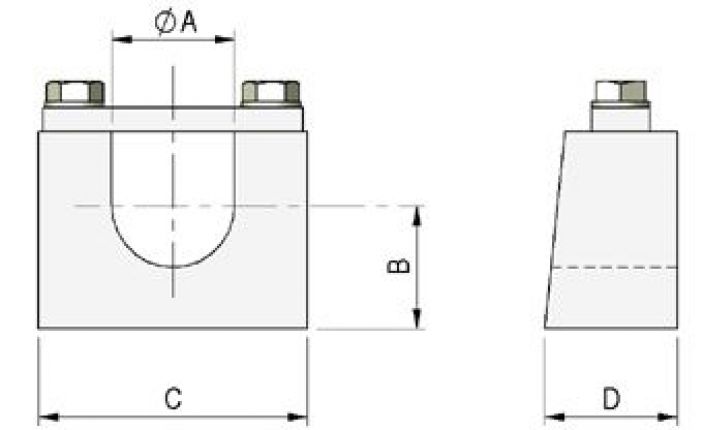 ベアリングカップル - 416406.001 - テレスコピックシリンダー用アクセサリー