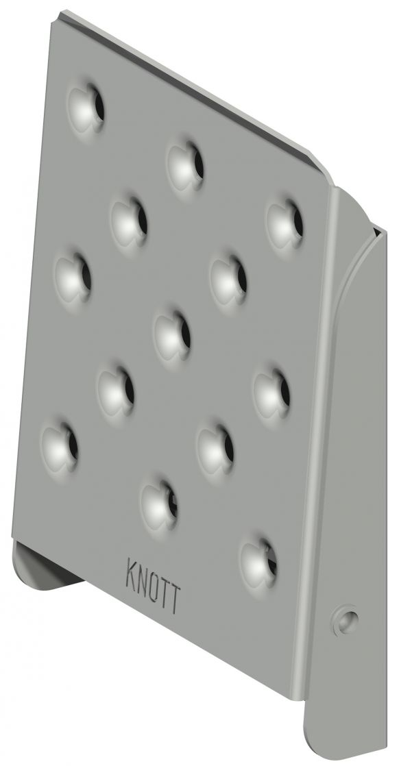 Galvanised folding steps - 404269.001 - アクセス補助器具